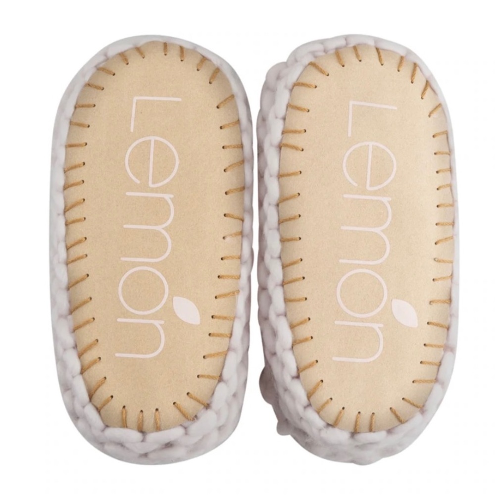Knit Slippers -Ivory - Picture 2 of 5
